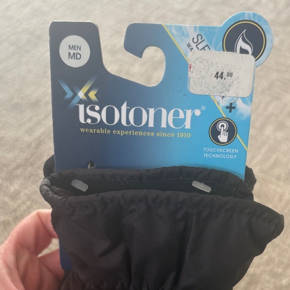 Isotoner Black Winter Gloves - Picture 2 of 4
